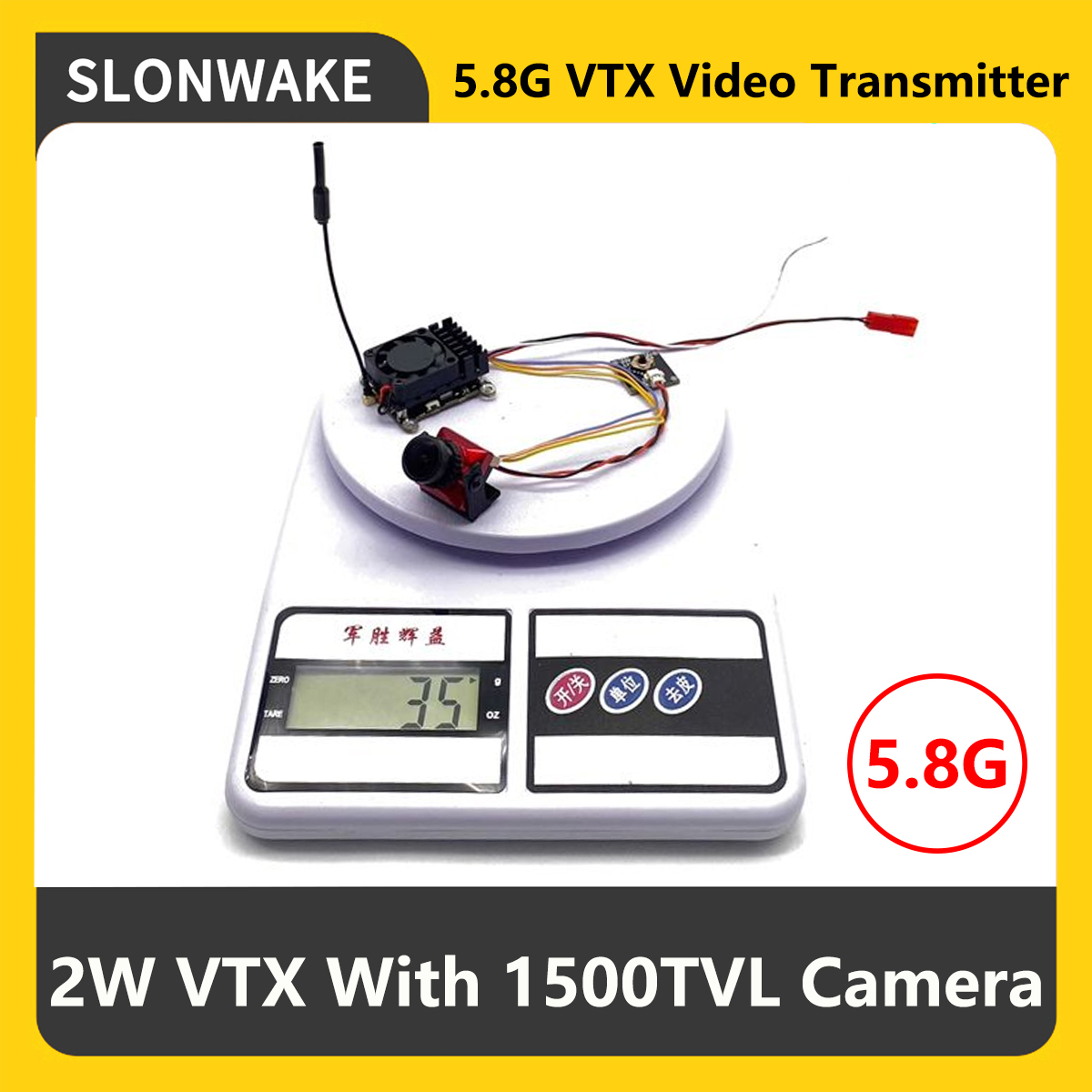 Drone Frame - SLONWAKE 5.8G 2000mW FPV VTX Transmitter