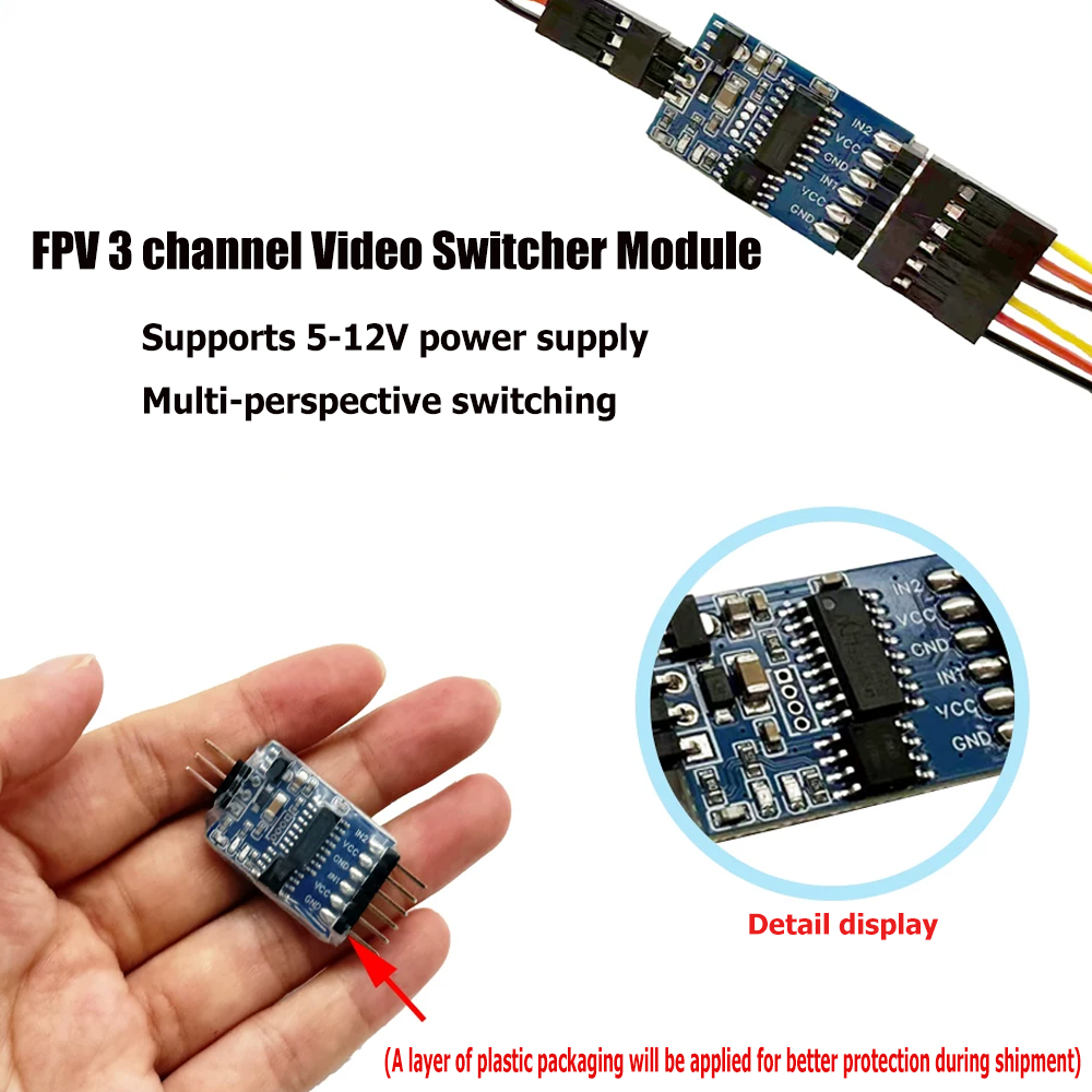 5.8G 3 Channel Video Switcher  - Drone Battery 评论和价格