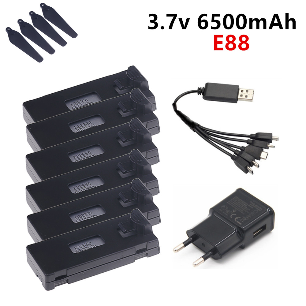 3.7V 6500mAh Lipo Battery For  - Eachine Drone E58 评论和价格