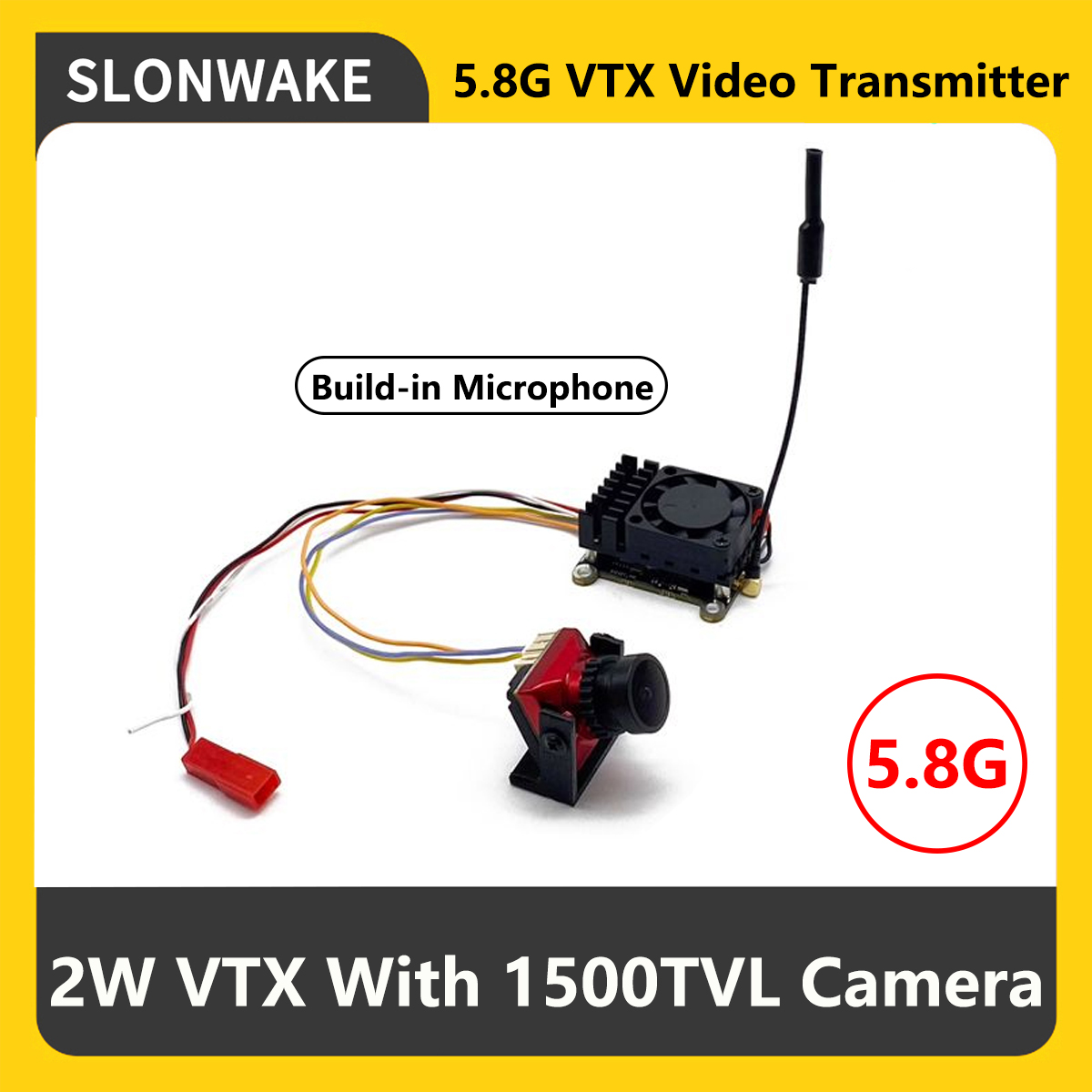 SLONWAKE 5.8G 2000mW FPV VTX T - Drone Frame 评论和价格