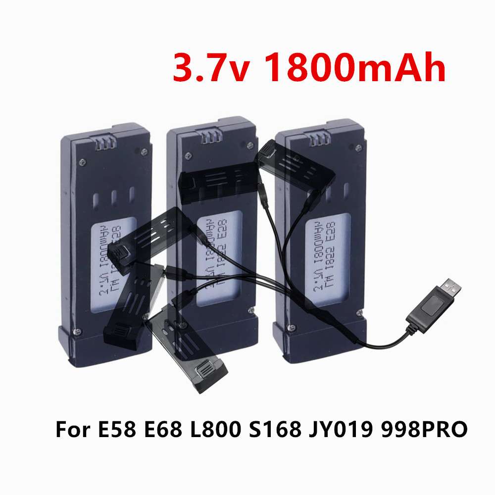 3.7V 1800mAh Drone Lithium Bat - Eachine Drone E58 评论和价格