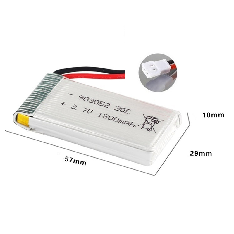 Upgrade 3.7v 1800mAh Lipo Batt - Eachine Drone E58 评论和价格
